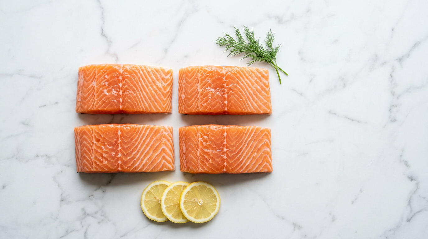 Frozen Norwegian Salmon Portions