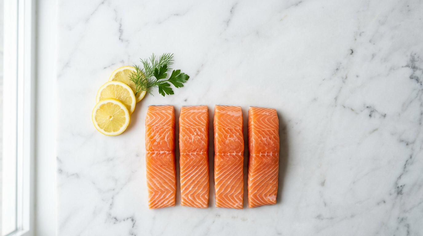 Frozen Norwegian Salmon Portions