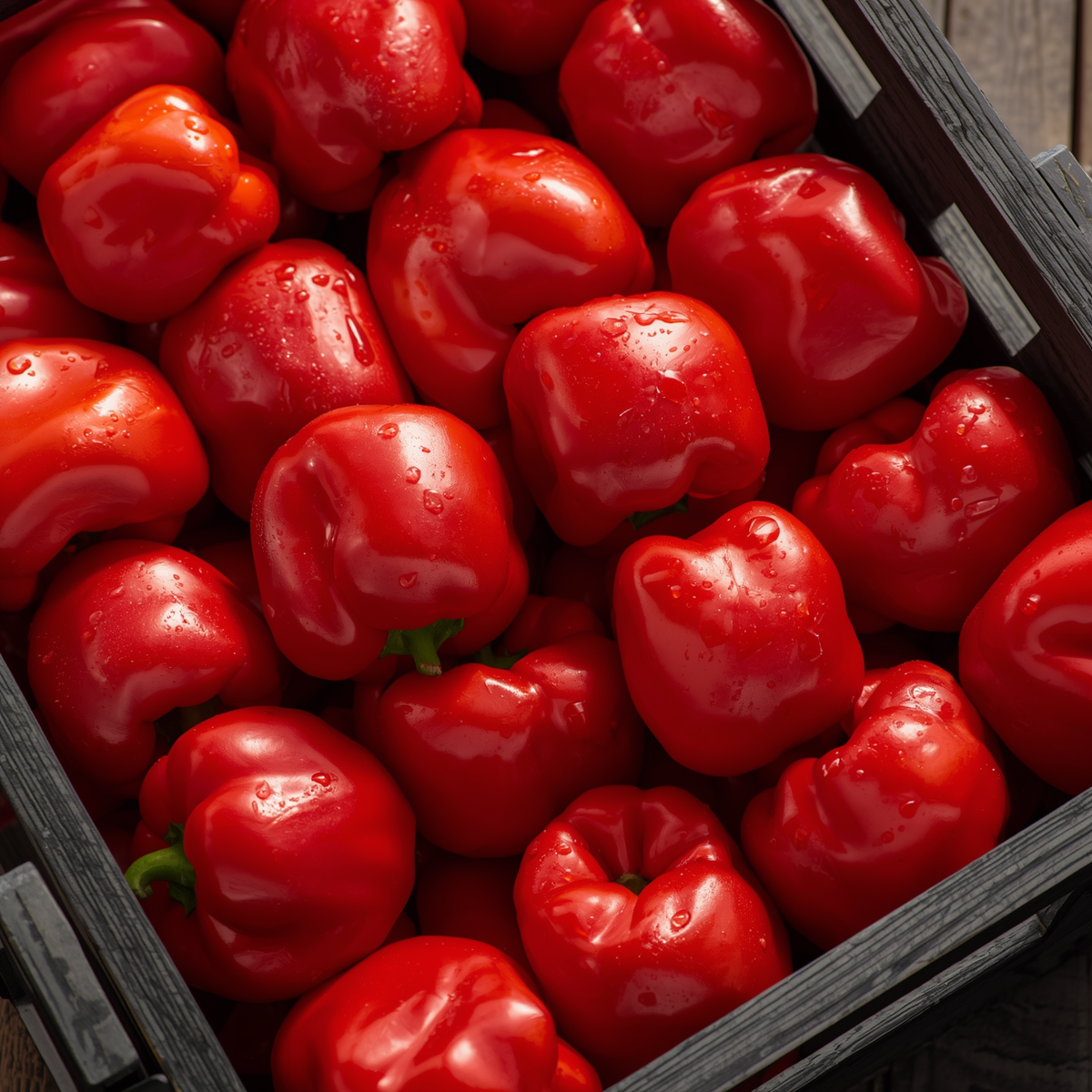 Fresh Red Bell Peppers