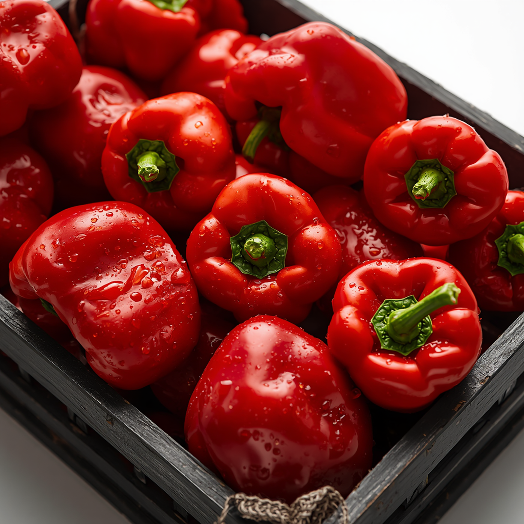 Fresh Red Bell Peppers