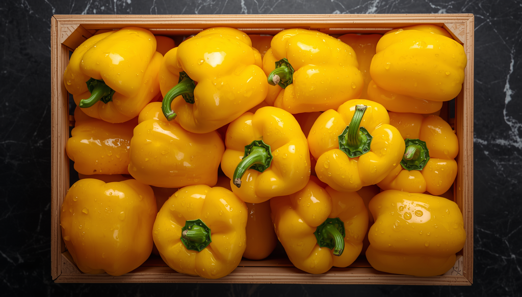 Fresh Yellow Bell Peppers