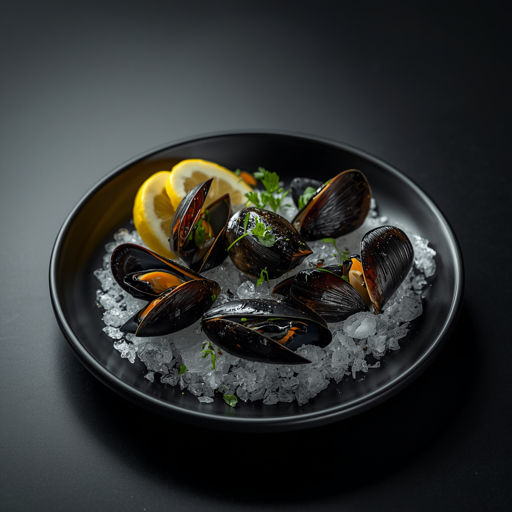 Half Shell Mussels 800g