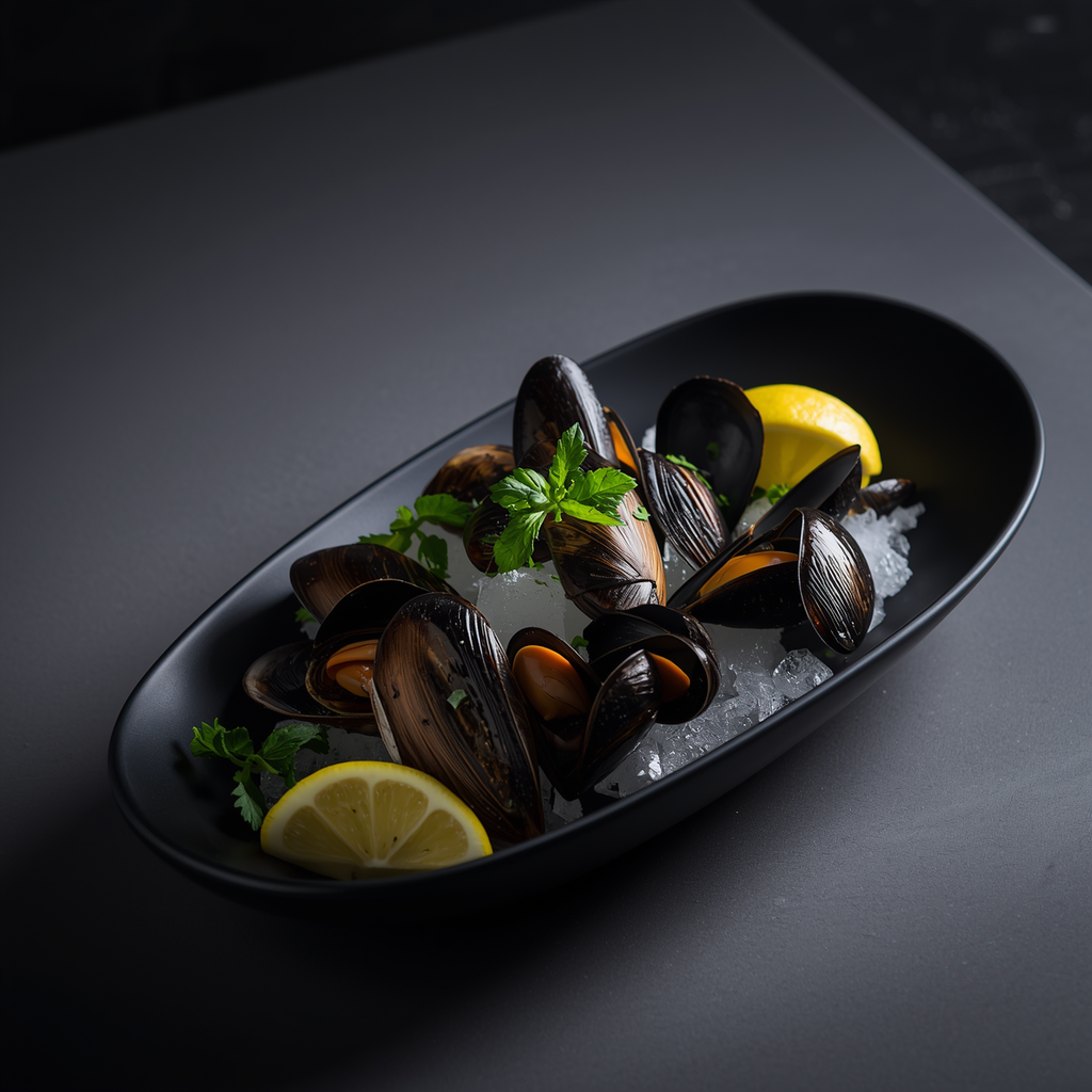 Half Shell Mussels 800g